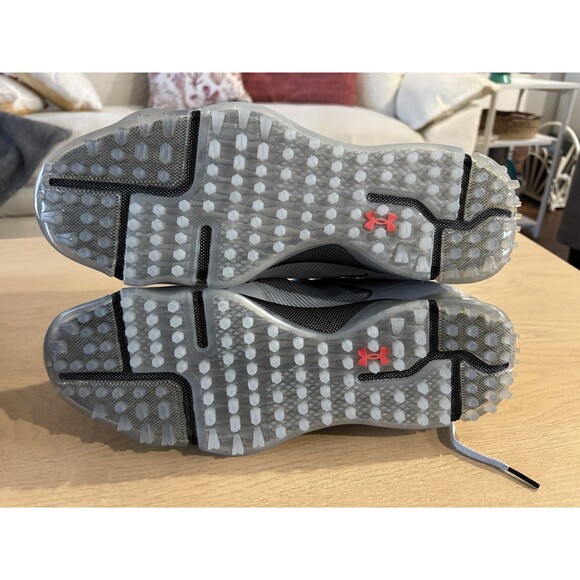 Mens Under Armour Golf Shoes 13 HOVR Tour SL Spikeless Gray Waterproof main image 4